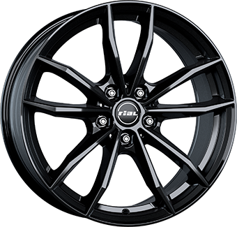RIAL X12 GLOSS BLACK 8x19 5/112 ET30 CB66.6