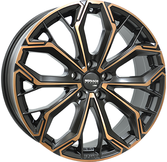 MONACO WHEELS GPC17 BLACK COPPER 8x19 5/112 ET35 CB66.4