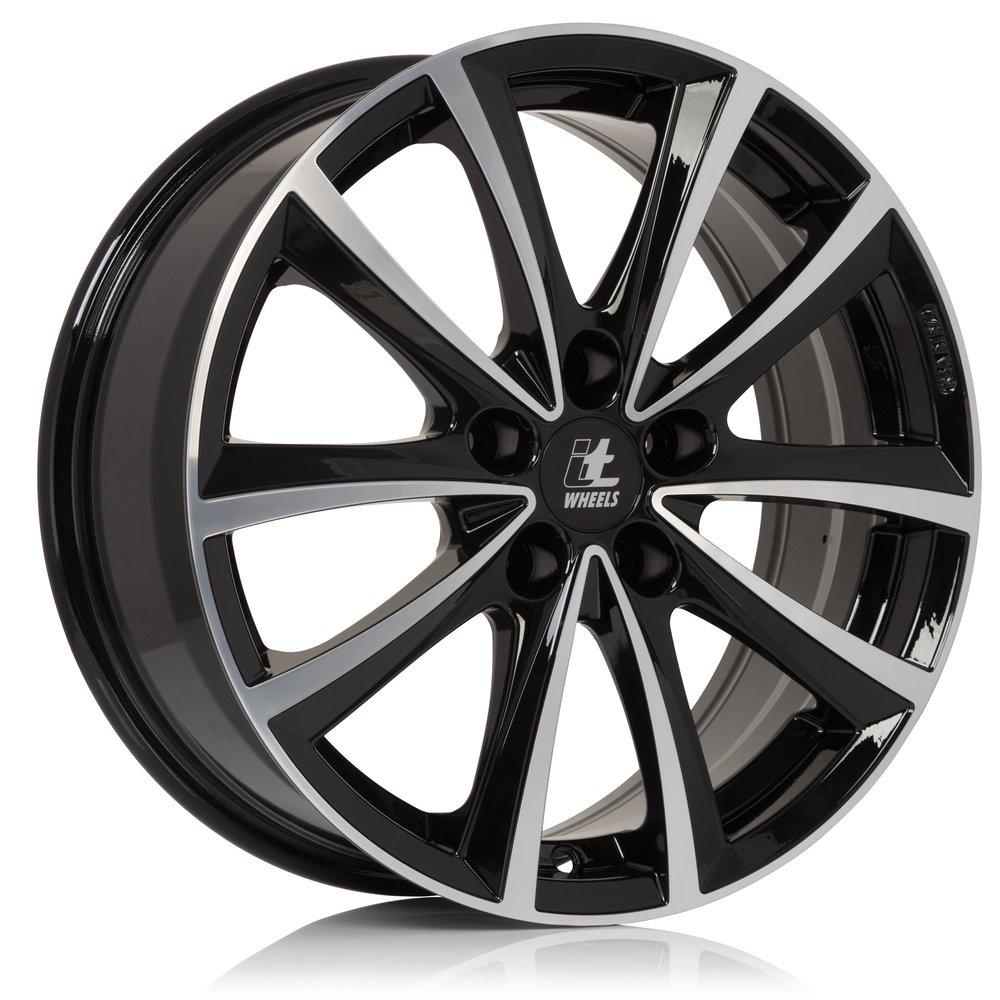 IT WHEELS ELENA GLOSS BLACK POLISHED 6.5x16 5/120 ET46 CB72.6