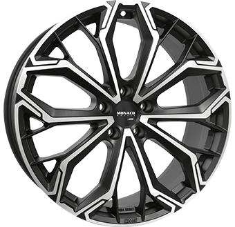 MONACO WHEELS GPC17 M BLK POL 8x19 5/112 ET35 CB66.4