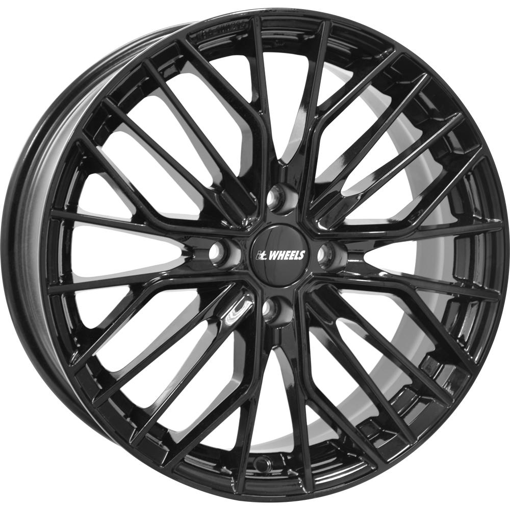 IT WHEELS TIARA 4 GLOSS BLACK 6.5x16 4/108 ET44.5 CB63.4