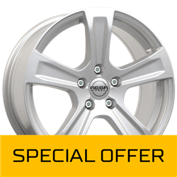 MEGA WHEELS LEO SILVER 6.5x16 5/100 ET35 CB57.1