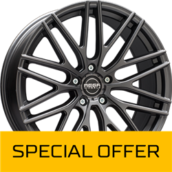 MEGA WHEELS CETUS ANTHRACITE GREY 8x18 5/112 ET35 CB66.6