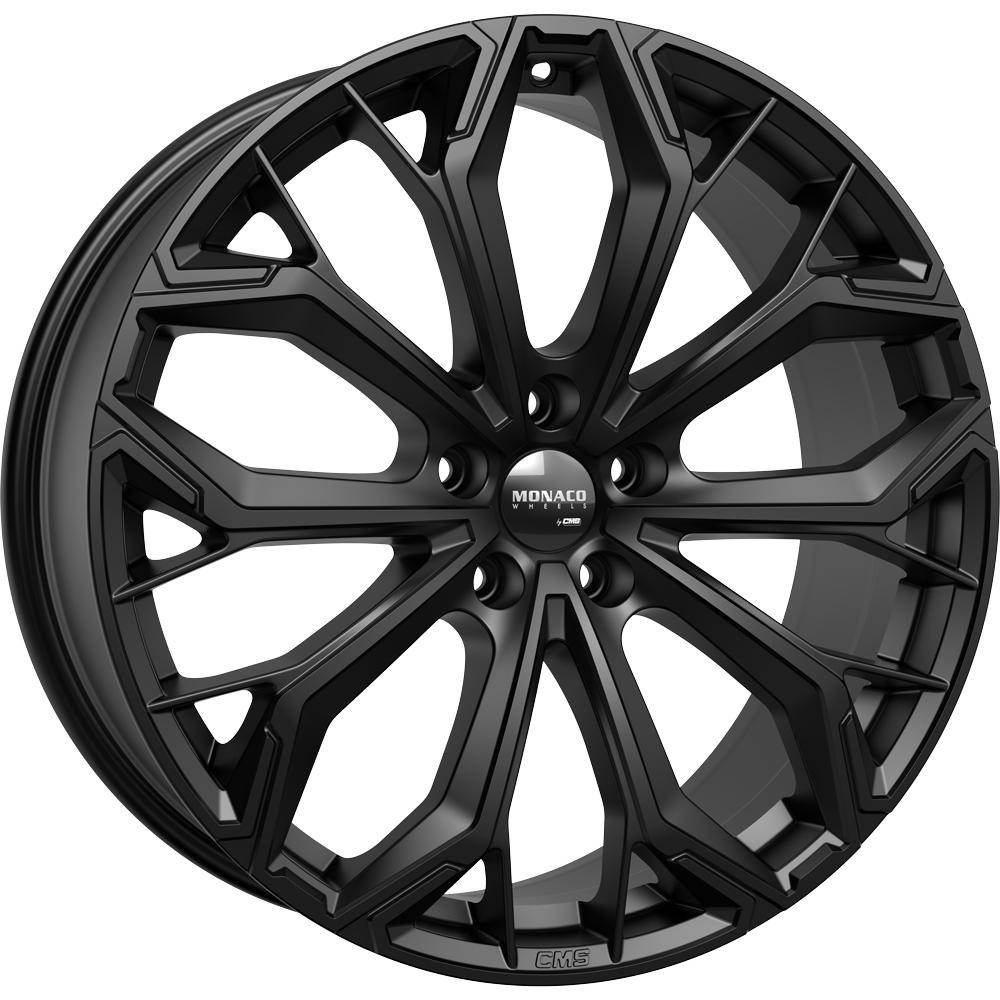 MONACO WHEELS GPC17 MATT BLACK 8x19 5/112 ET52 CB66.5