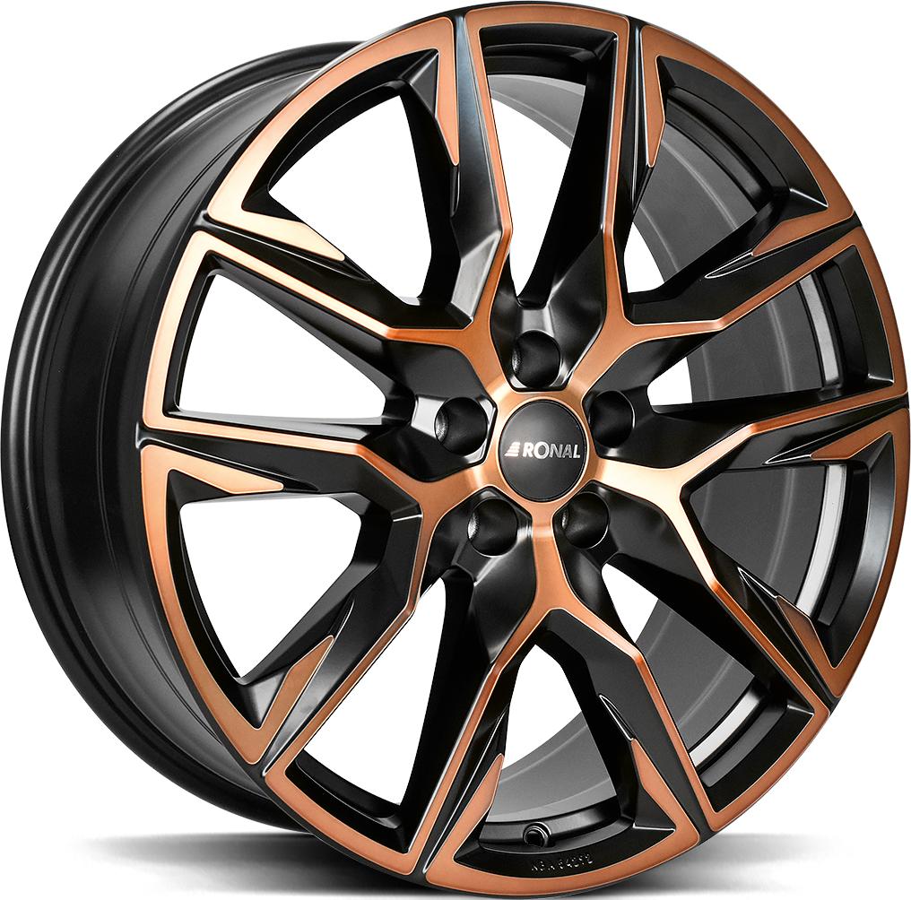 RONAL R71 JET BLACK COPPER MATT FRONT CU 9x21 5/114.3 ET52 CB76