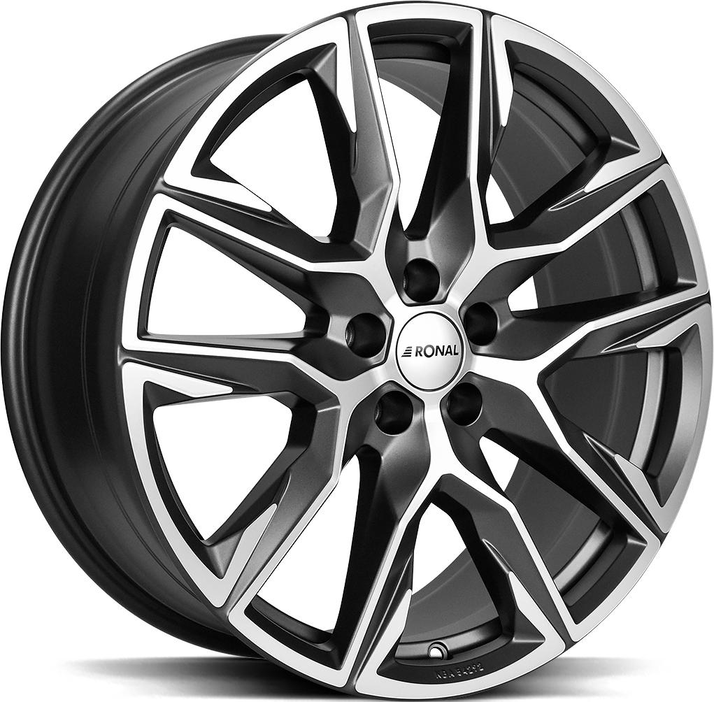RONAL R71 ORBIT GREY MATT FRONT CUT 9.5x21 5/130 ET52 CB71.58