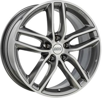 BBS SX ANTHRACITE POLISH 8x18 5/112 ET44 CB82