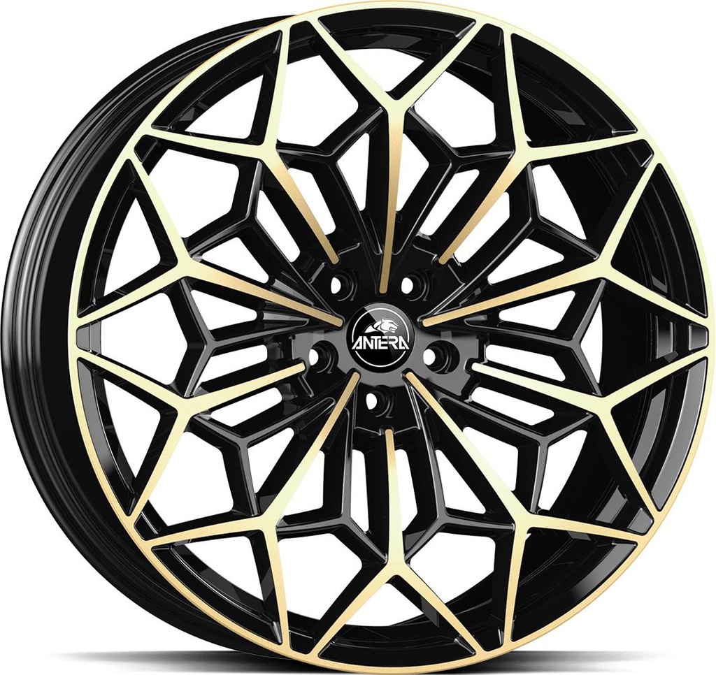 GMP A105 PIANO BLACK CHAMPAGNE 8.5x20 5/112 ET20 CB66.6