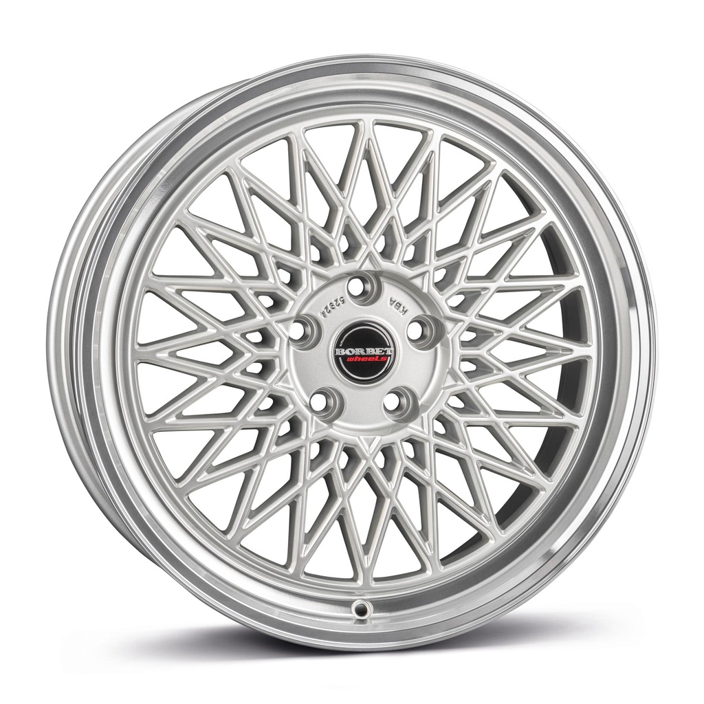BORBET B SILV RIM POL 7x17 4/100 ET38 CB64