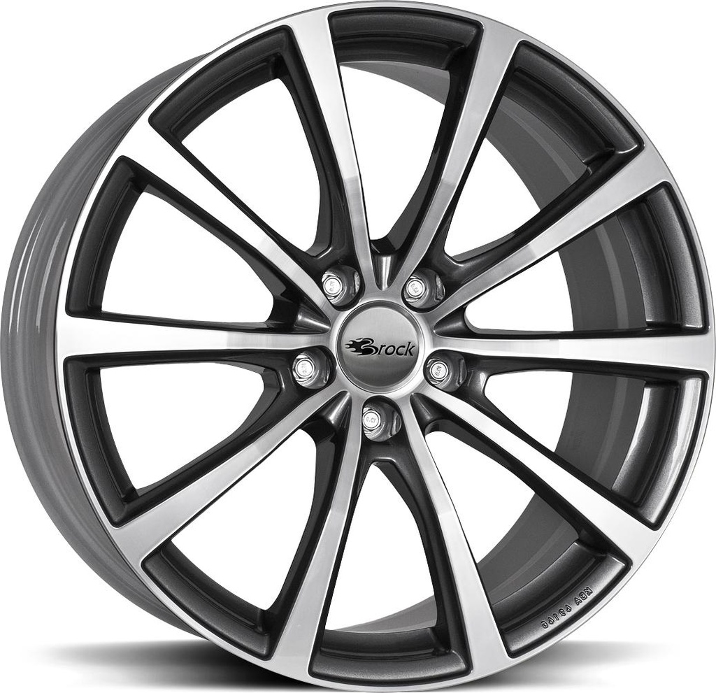 BROCK B32 TITAN FULL POL 8.5x18 5/115 ET38 CB70.2