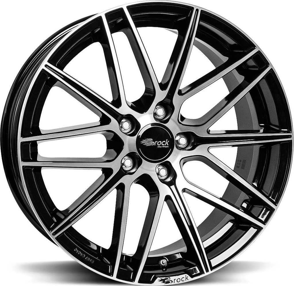 BROCK B34 BLACK FULL POL 8.5x19 5/115 ET40 CB70.2