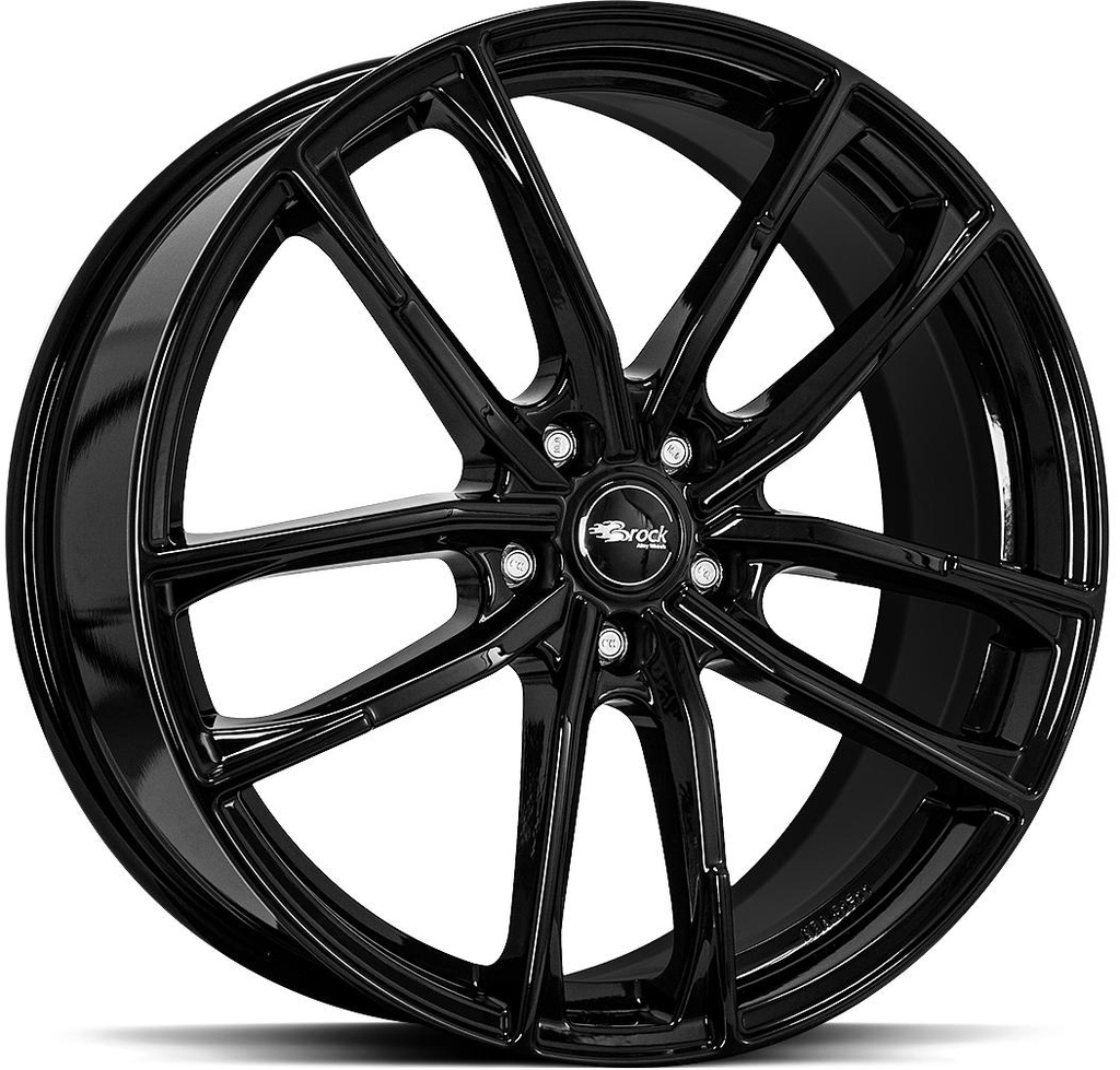 BROCK B38 SHINY BLACK 8x18 5/112 ET45 CB66.6