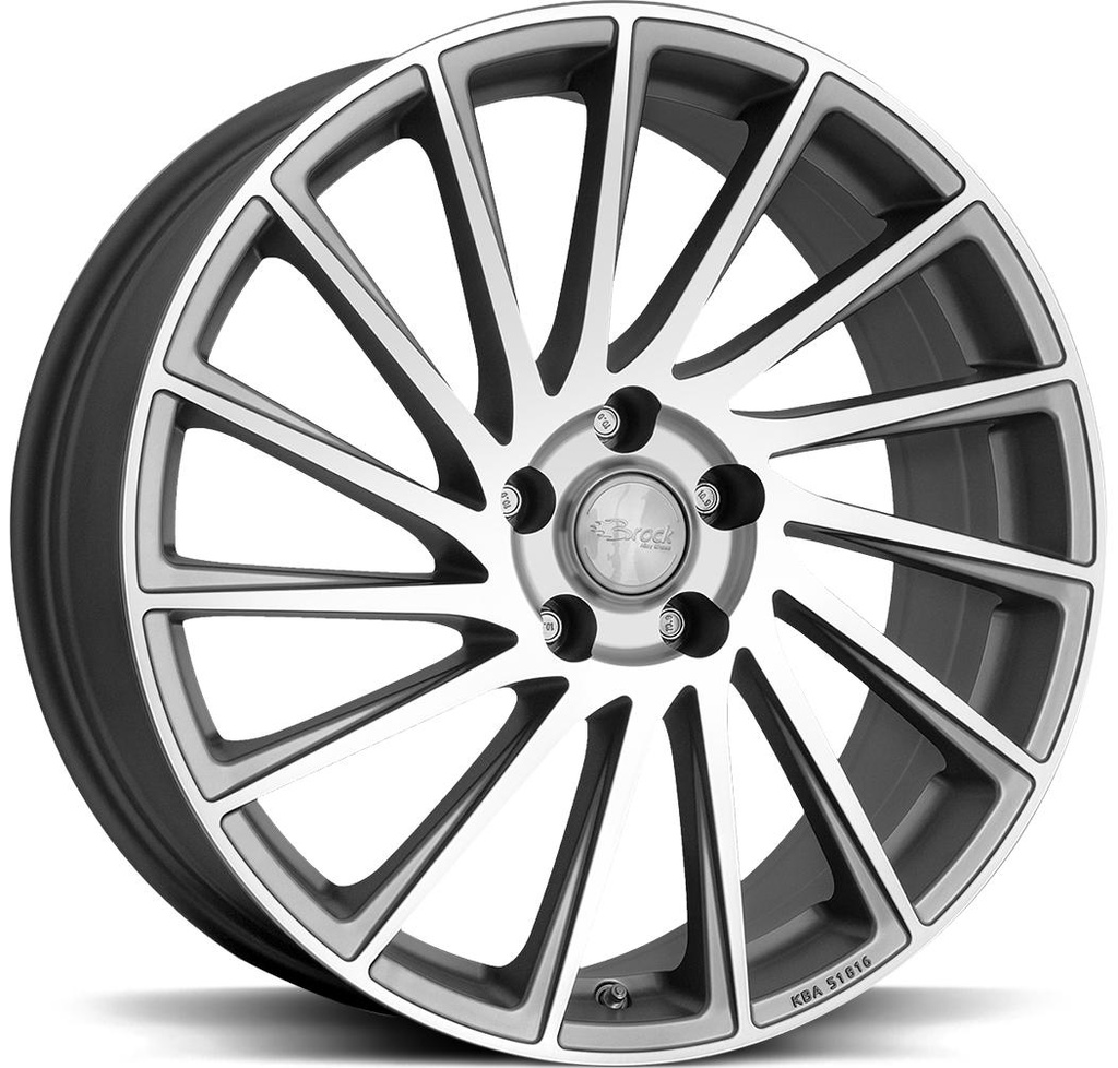 BROCK B39 FERRIC GREY POL 7.5x19 5/105 ET38 CB56.6