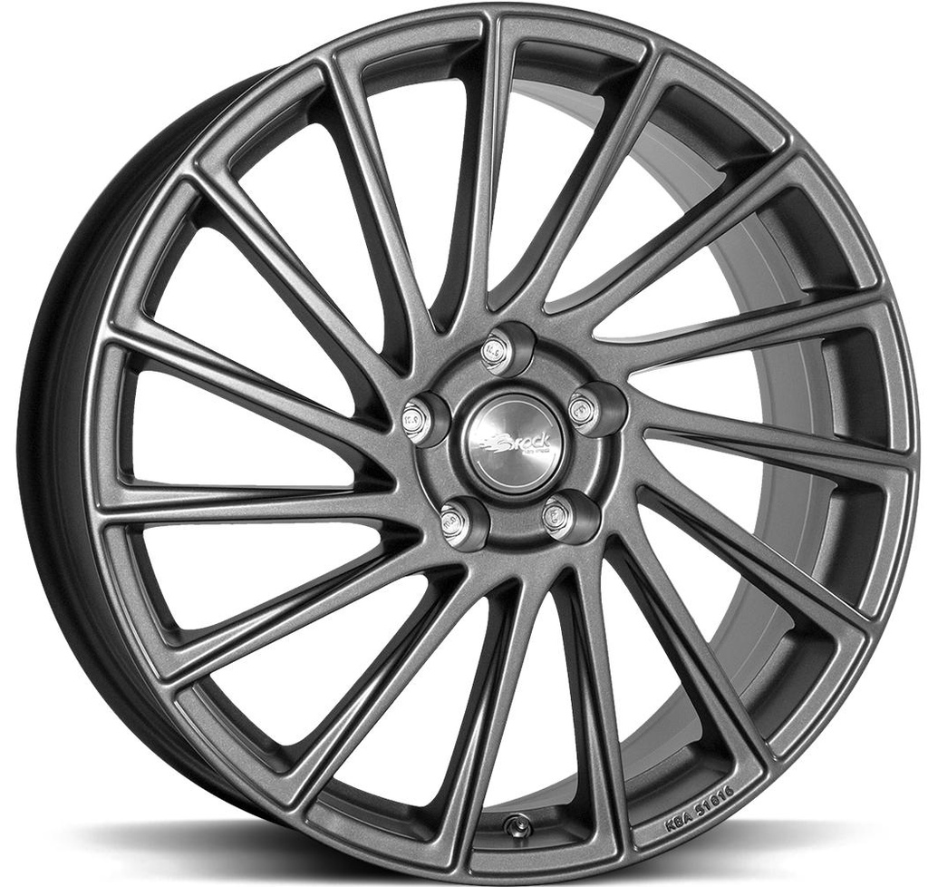 BROCK B39 HIMALAYA GREY MATT 7.5x19 5/112 ET51 CB57.1