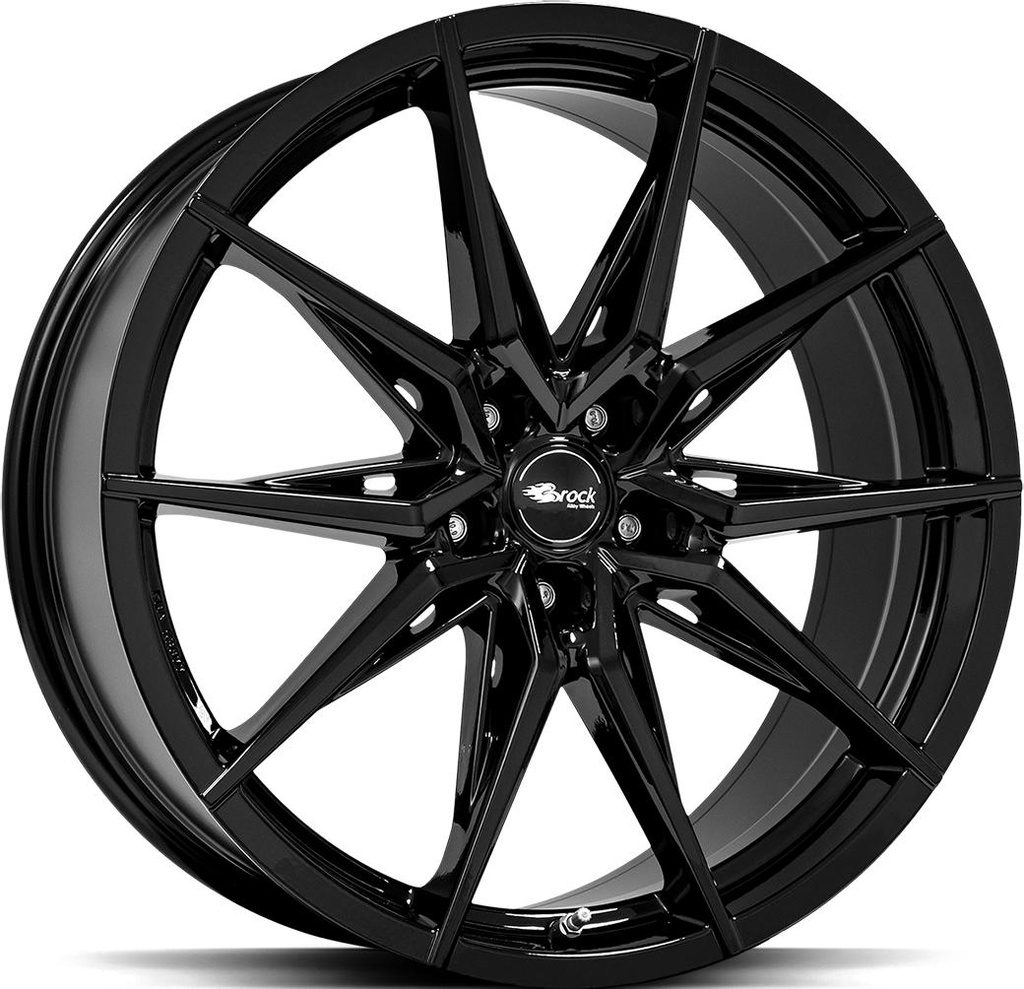 BROCK B42 SHINY BLACK 8.5x20 5/120 ET30 CB72.6