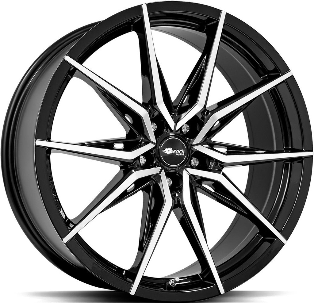 BROCK B42 BLACK FULL POL 8.5x20 5/112 ET48 CB66.6