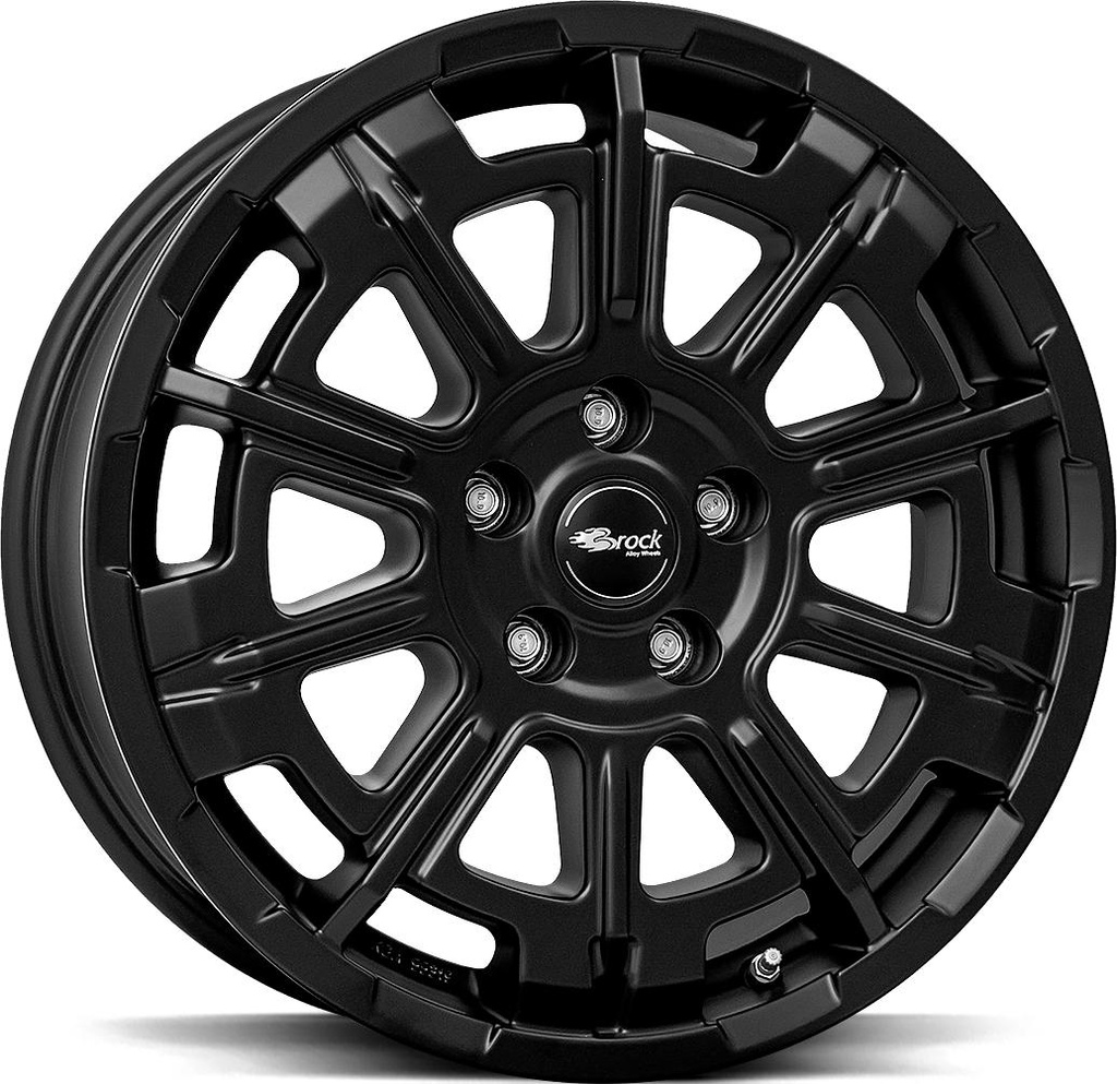 BROCK B45 SATIN BLACK MATT 8x20 5/120 ET43 CB65.1