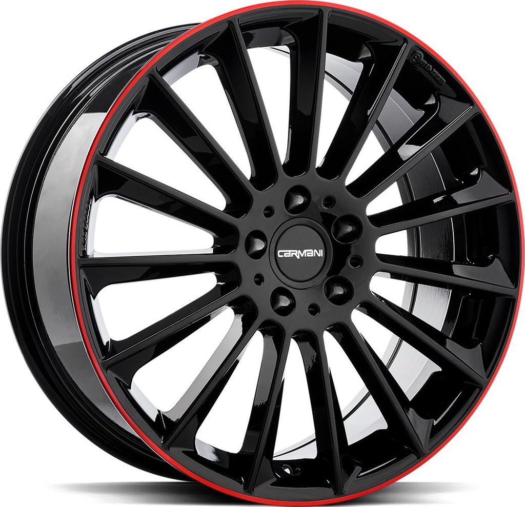 OXGIN FRITZ BLACK RED LIP 9x19 5/112 ET45 CB66.6