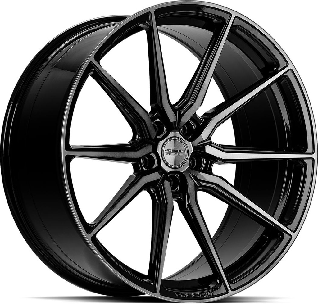 VOSSEN HF3 DOUBLE TINTED GLOSS BLACK 9.5x20 5/112 ET40 CB66.6