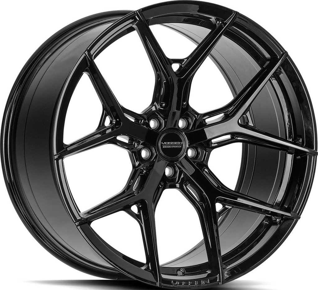 VOSSEN HF5 GLOSS BLACK 10.5x19 5/114.3 ET45 CB73.1