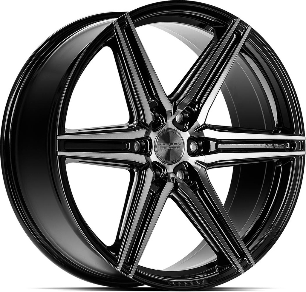 VOSSEN HF6.2 TINTED GLOSS BLACK 9.5x20 6/135 ET15 CB87.1