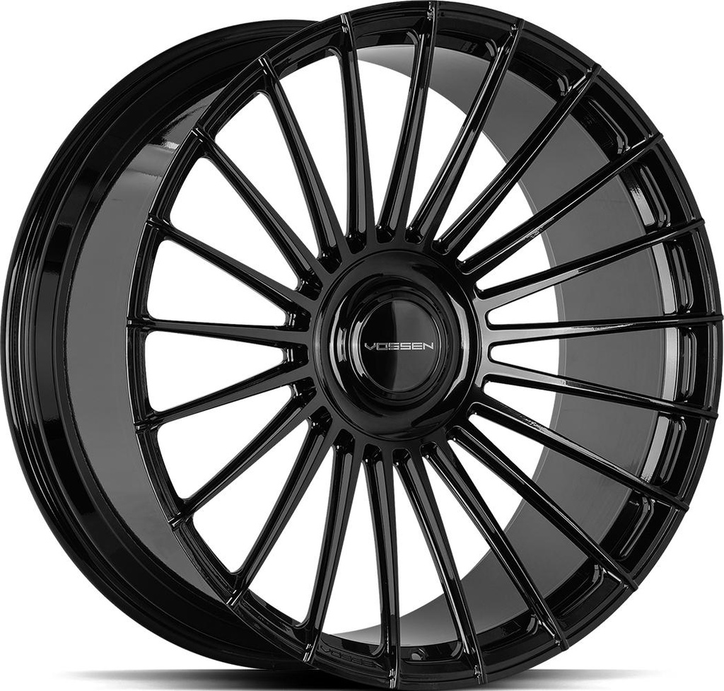 VOSSEN HF8 GLOSS BLACK 10.5x22 5/112 ET35 CB66.6