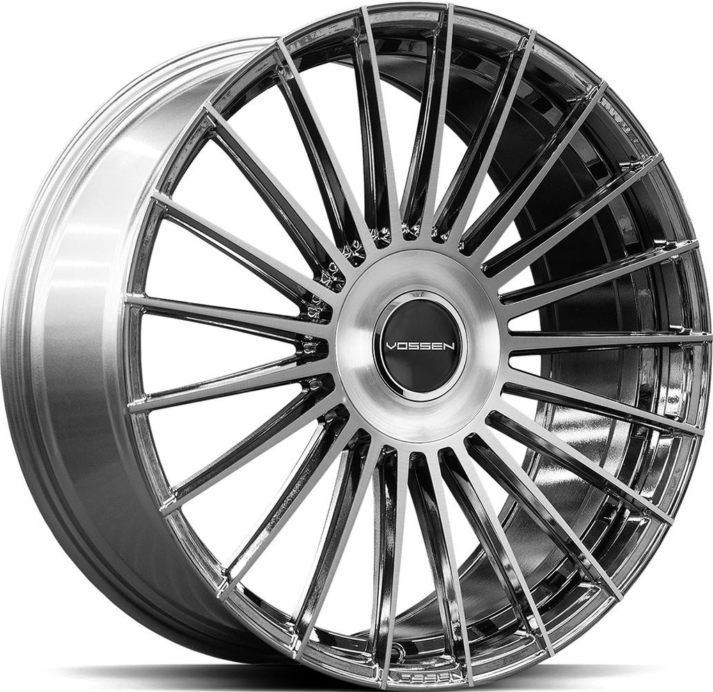VOSSEN HF8 BRUSH BLACK DIAM 9.5x22 5/112 ET8 CB66.6