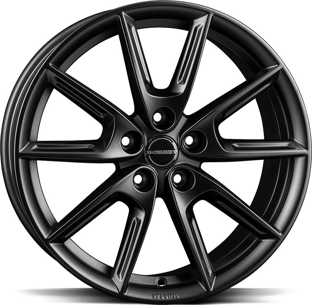 BORBET LX19 BLACK MATT 8x19 5/112 ET44 CB66.5
