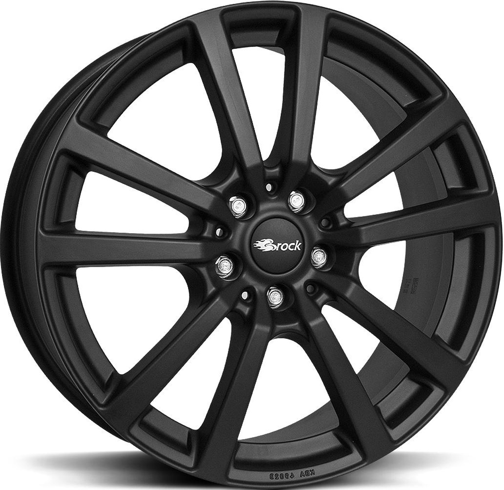 BROCK RC25T BLACK MATT 6.5x16 5/112 ET52 CB66.6