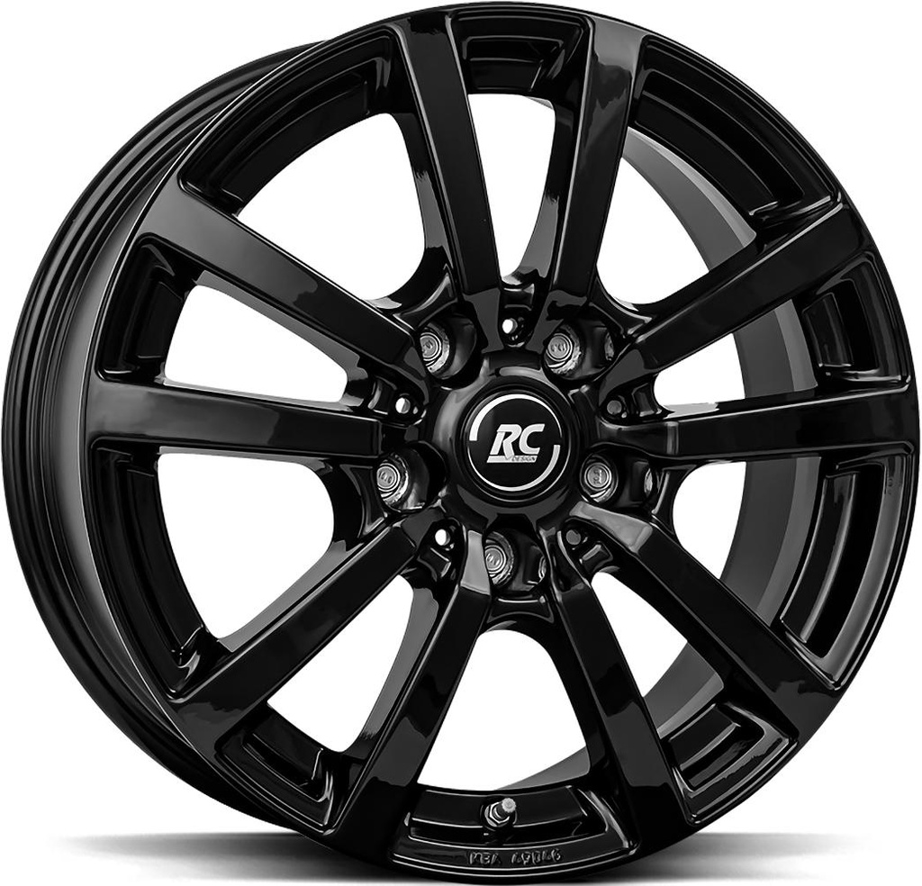 BROCK RC25T SHINY BLACK 7.5x18 5/112 ET52 CB66.6