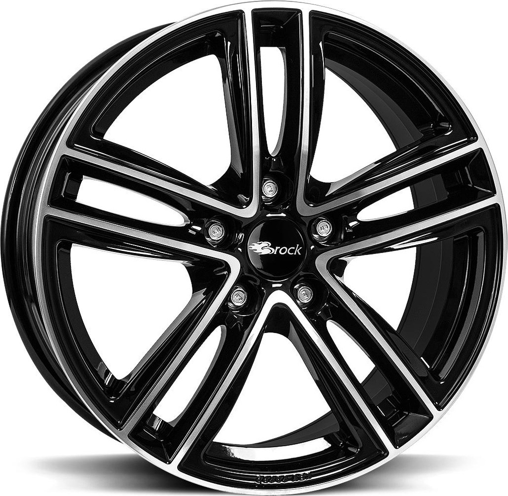 BROCK RC27 BLACK FULL POL 7x18 5/114.3 ET46 CB67.1