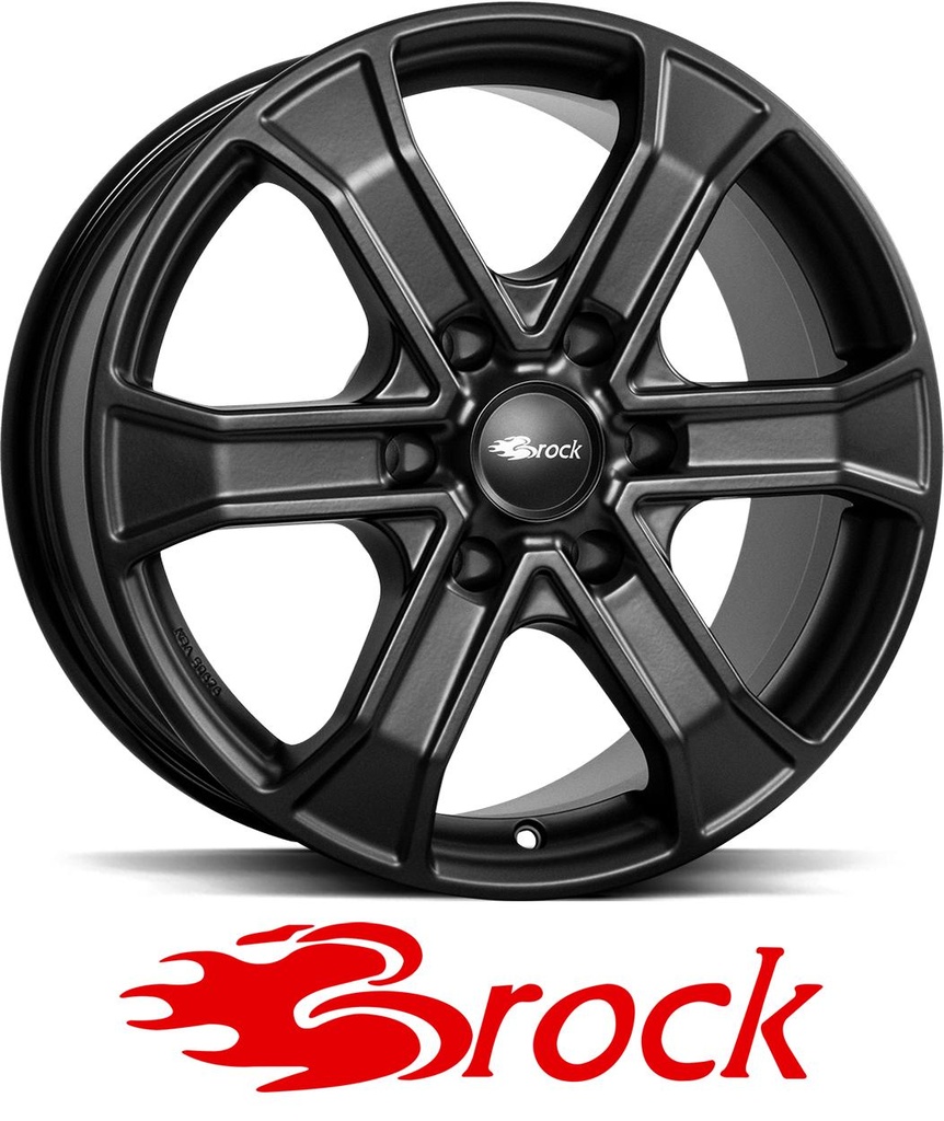 BROCK RC31 BLACK MATT 8x18 6/120 ET45 CB74.6