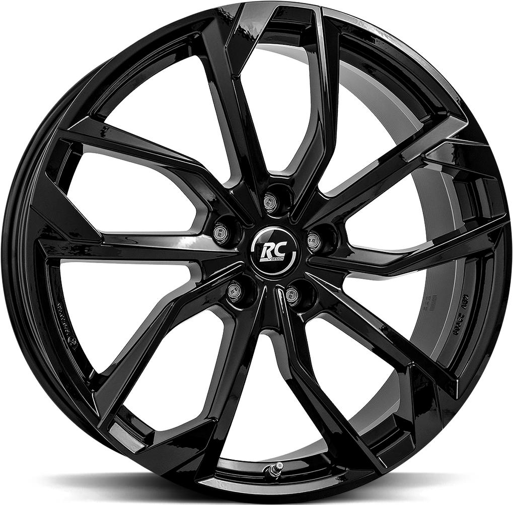 BROCK RC34 SHINY BLACK 7x19 5/112 ET43 CB57.1