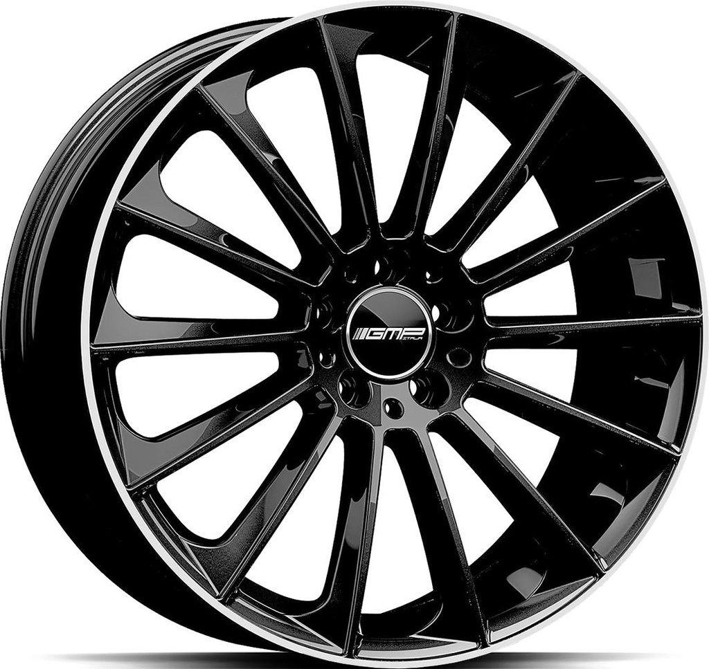 GMP STELLAR BLACK DIAM LIP 9x22 5/130 ET50 CB71.6