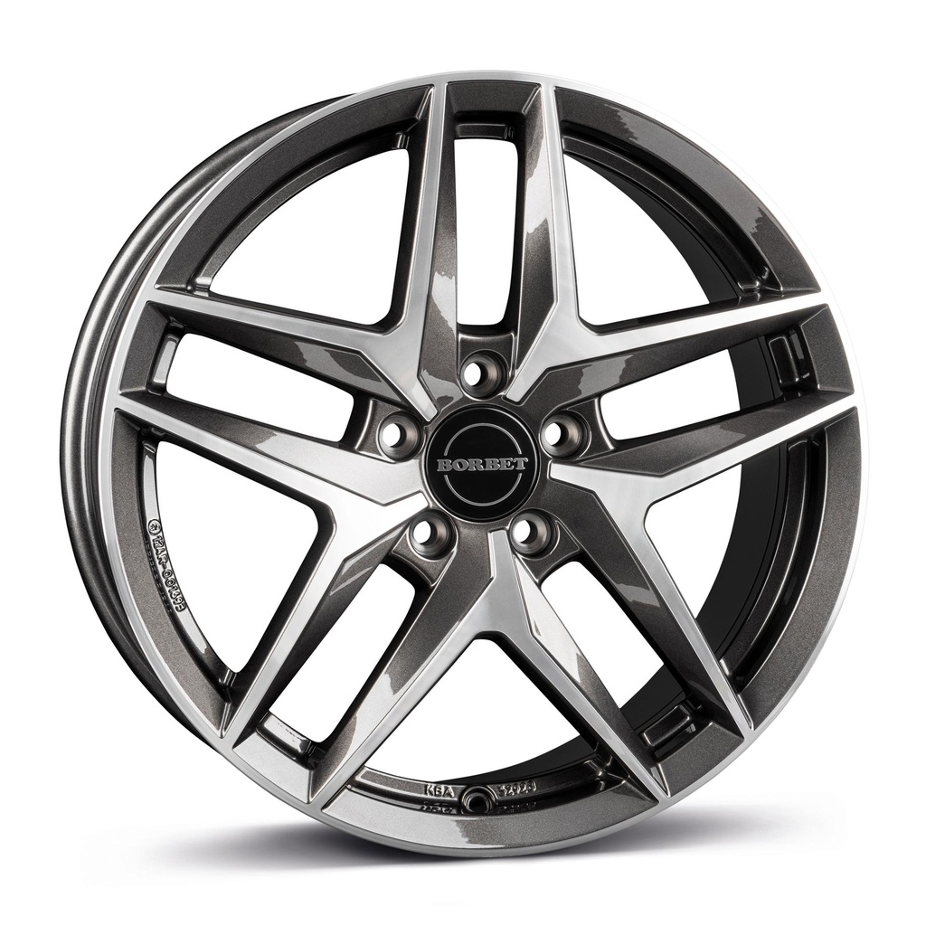 BORBET Z MIST ANTRACITE GLOSS POL 7.5x18 5/112 ET49 CB66.6