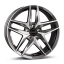 BORBET Z MIST ANTRACITE GLOSS POL 7.5x18 5/112 ET49 CB66.6