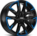 RONAL R71 JET BLACK MATT BLUE TINTED MAT 10.5x21 5/108 ET40 CB68