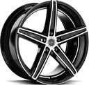 OXGIN EVOLUTION BLACK FULL POL 9.5x19 5/112 ET45 CB66.6