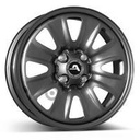 ALCAR HYBRIDRAD 02 GREY 6x15 4/100 ET40 CB60