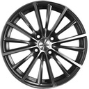 INTER ACTION VELOCITY DULL ANTHRACITE POLISH 7x17 4/108 ET25 CB65.1