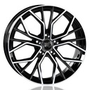 MILLE MIGLIA MM1020 BLACK POLISHED 8.5x19 5/108 ET45 CB63.4