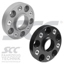 SCC Spacer 20mm System 4B ALU hopea/anod 5/130 CB71,6 - M14x1,5 (pari)