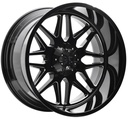 STATUSFÄLGAR D59 GLOSSBLACK MILLED 10x20 5/127-139.7 ET-20 CB78.1
