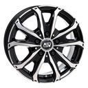 MSW 48 VAN BLK/POL 6.5x16 6/125 ET68 CB74.1