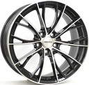 MONACO WHEELS MC16 BLACK POLISHED 8.5x19 5/120 ET38 CB72.6