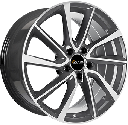AVUS AC518 DULL ANTHRACITE POLISH 7.5x20 5/112 ET44 CB57.1