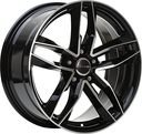 AVUS AF16 GLOSS BLACK POLISHED 9x21 5/112 ET30 CB66.4