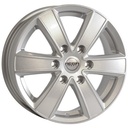 STATUSFÄLGAR HERCULES 6 SILVER 6.5x15 6/139.7 ET27 CB106.1