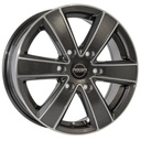 STATUSFÄLGAR HERCULES 6 ANTHRACITE GREY FRONT POLISHED 6.5x16 6/130 ET55 CB84.1