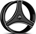 GMP A123 PIANO BLACK DIAM 9.5x22 5/108 ET35 CB63.4